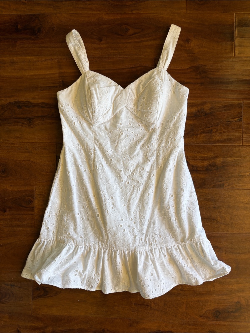 Lilly Pulitzer White Eyelet Mini Dress - EUC